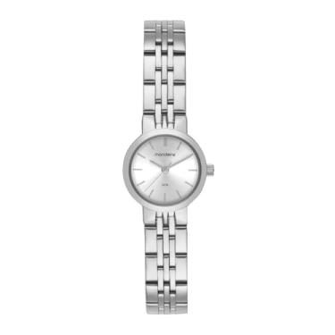 Imagem de Mondaine Relógio Feminino Prata Clássico Caixa Pequena