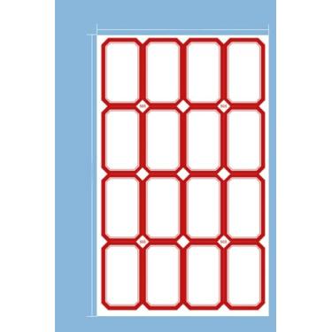 Imagem de 10 folhas de adesivos de preço de escrita à mão em branco para escola, escritório, casa, preços, organização de vendas, etiquetas de escrita