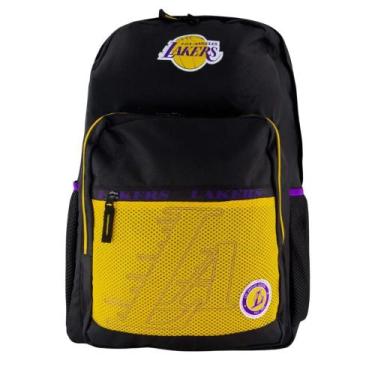 Imagem de Mochila costas NBA Juvenil Grande Escolar com Alça Espumada - - SESTIN