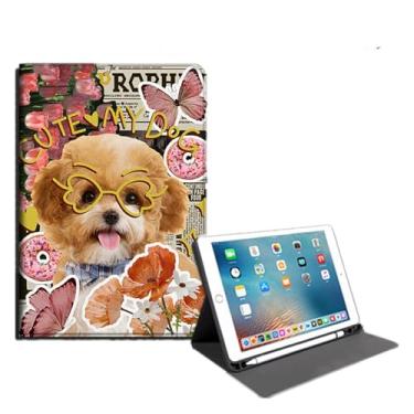 Imagem de Yzlvigrous Capa para ipad Mini 7 Gen 2024/ipad Mini 6 Gen 2021, Capa Fina de Suporte PU de 8.3 Polegadas com Despertar/sono Automático, Visualização em Vários Ângulos