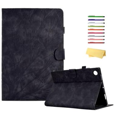 Imagem de UUcovers Capa para tablet Samsung Galaxy Tab A9 Plus/A9+ 11 polegadas 2023 (SM-X210/X216/X218) com suporte/porta-lápis/bolsos [hibernar/despertar automático] Capa carteira magnética de couro PU em