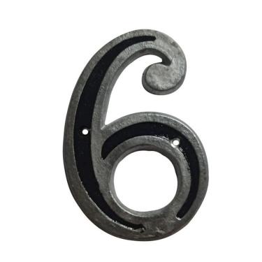 Imagem de Número Residencial De Alumínio - Fundição Petropolis Nº6