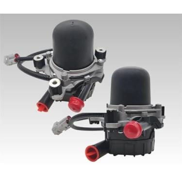 Imagem de 2 peças Harzole bomba de injeção de ar secundária 2007-2013 Toyota Tundra Land Cruiser Sequoia LX570 4.6L 4.7L 5.7L OE#17610-0S010, 10200231AA17610-0S010 10200231AA 3 3-2500 4M (QP-6002)