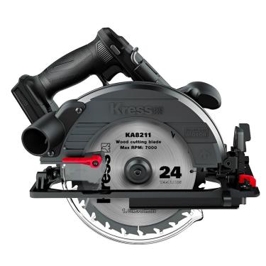 Imagem de Serra Circular à Bateria 20v 185mm Kress Kue15.9 – Potente E Precisa Para Cortes Profis...