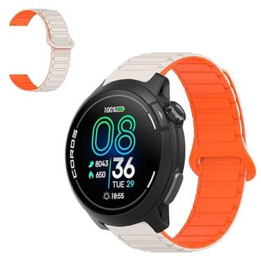 Imagem de KONXISA Pulseira de relógio para relógio inteligente COROS PACE Pro/PACE 3, pulseira de substituição de silicone macio de liberação rápida, pulseira magnética, pulseira para smartwatch