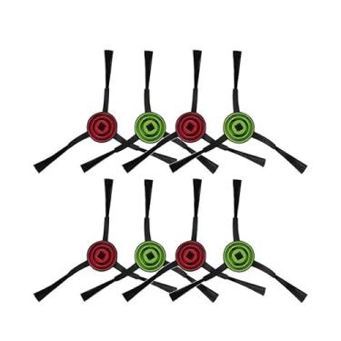 Imagem de Haozhifeng 8 escovas laterais são compatíveis com i/Life T10S Tikom L900 Laresar L6 nex SL60D SG60 SL61 robô aspirador de pó