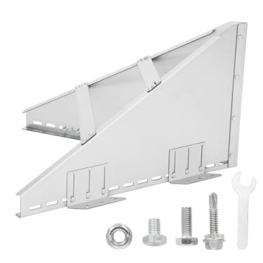 Imagem de Divisor de neve para chaminés, divisor de neve para tubos de fogão de madeira de 15 cm e 20 cm, ajuste universal em todos os tipos de telhado de metal, evita chaminés, claraboias e painéis solares de