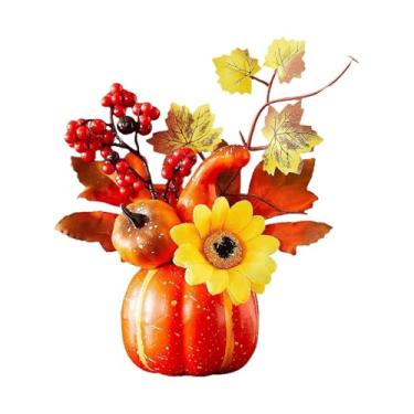 Imagem de Fxzqgnh Abóbora de Outono, Enfeite de ação de Graças, Ideal para Mesa, Casa, Lareira, Centro de Mesa E Festas, Style a, Tamanho real
