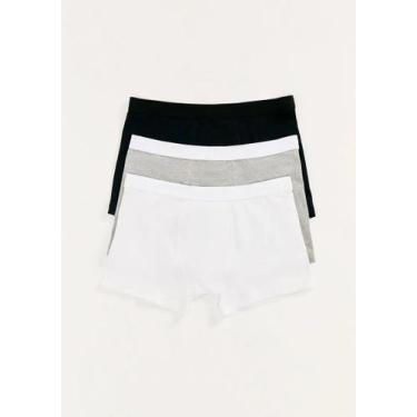Imagem de Kit/3 Cueca Boxer Hering 77UC Masculina Algodão T. P/XXG, XG, 1b, Pret