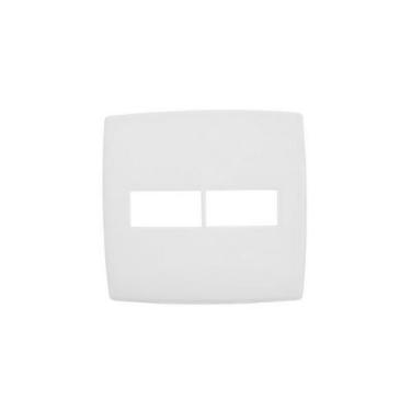 Imagem de Placa 1+1 Posto 4x4cm Fosca - Pial Pluis - PIAL LEGRAND