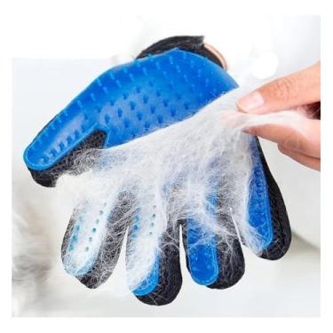 Imagem de Luva Removedora de Pelos Pet – Eficiência Máxima na Coleta de Fios, Material Suave que Não Irrita, Ajuste Seguro e Reutilizável; Perfeita para Manter Seu Pet Limpo e Sua Casa Sem Pelos