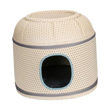Imagem de Ioensy Cama de gato para gatos internos, casa de gato, condomínio, eva, dobrável, esconderijo, de gato, caverna para gatos, descanso de gatinho, Cáqui
