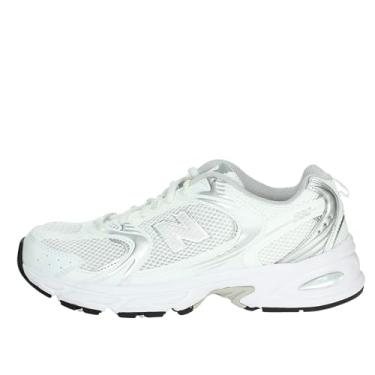 Imagem de New Balance Unissex 530 Ema Oxford, Branco e prata 118, 42