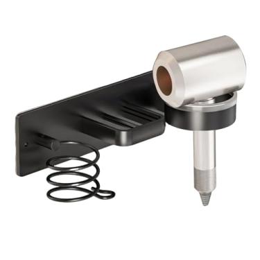 Imagem de Suporte De Parede Para Secador De Cabelo, Organizador Vertical De Ferramentas Para Cabelo Com Gancho, Organizador Para Modelador, Para Banheiro Armário Dormitório Universitário Apartamento Casa De Cam