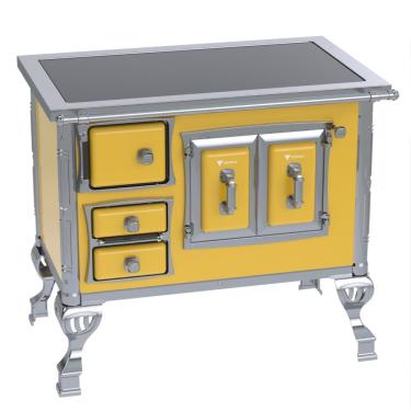 Imagem de Fogao a Lenha Venax GII n 1 Sec XVIII Premium Amarelo SD