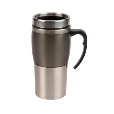 Imagem de Caneca Térmica em Aço Inox de 400ml com Tampa Coffee Break