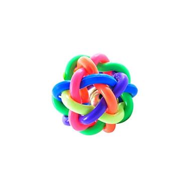Imagem de Brinquedo de Sino Tecido Macio para Pets Morder Borracha Cachorros Filhotes Cães Pequenos 1UN