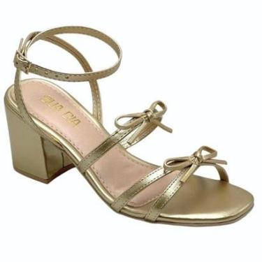 Imagem de Sandália Sua Cia Salto Bloco Feminina 8186-15711-Feminino