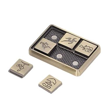 Imagem de Brinquedo deslizante de metal Ainoli, padrões especiais, aliviar o estresse, ansiedade, ponta dos dedos, brinquedo deslizante