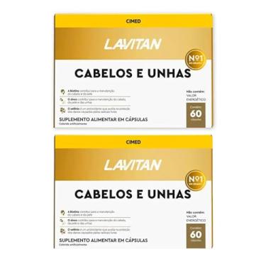Imagem de Kit 2 Vitamina Para Cabelos e Unhas 60 Cápsulas