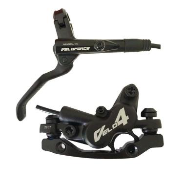 Imagem de FREIO A DISCO BIKE HIDRAULICO 4 PISTÕES V4 DIANT TRÁSEIRO-Unissex