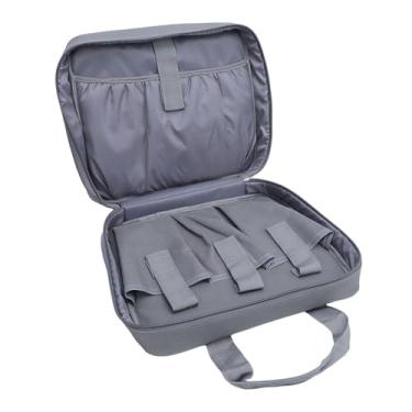 Imagem de Sanpyl Bolsa de Transporte de Satélite Bolsa de Armazenamento de Viagem Durável à Prova de Choque para Kit de Mini Prato, de Viagem Ao Ar Livre para Adaptador de Tubo de Roteador de Cabo, Tecido