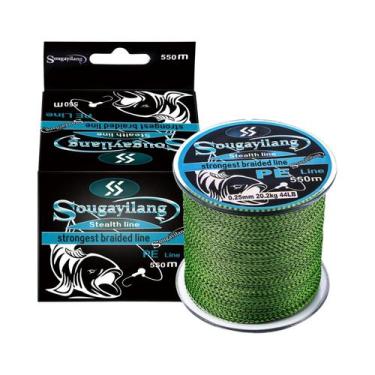 Imagem de Linha De Pesca Multifilamento PE Sougayilang De 4 Fios 150M 350M Super