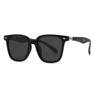 Imagem de Óculos de Sol Masculinos com Armação Metálica e Rebites para Esportes ao Ar Livre, Corrida e Ciclismo, Preto