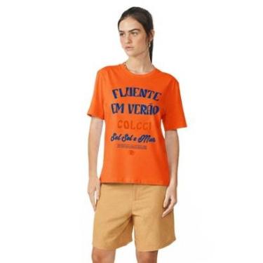 Imagem de Blusa Colcci Estampa Fluente Em Verão-Feminino