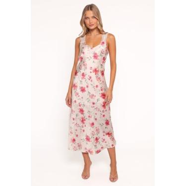 Imagem de Petal & Pup Vestido feminino Bennett-midi-Cameo-Floral, Camafeu floral, M