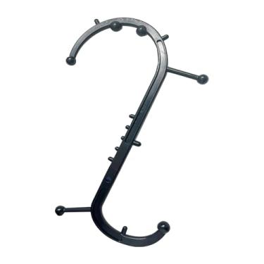 Imagem de NUREDA Bengala de massagem destacável com ponto de gatilho, gancho de massagem de desmontagem com um clique para alívio da dor nas costas, pescoço e ombro, ferramenta de massagem de ponto de pressão