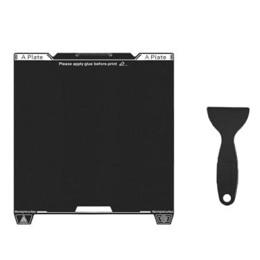 Imagem de Compatível com placa de construção oficial K1C/K1 SE da Creality, placa de cama de aço de mola flexível magnética de superfície de resina epóxi 235x235mm(With tool)