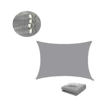 Imagem de Toldo Retangular Impermeável 300D Para Jardim, Deck, Pátio, Praia E Ca