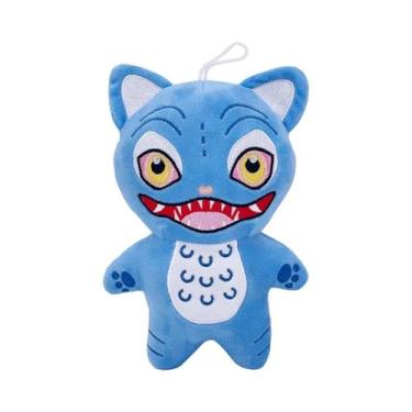 Imagem de Boneco De Pelúcia Tigre Roxo Anime Kpop Caçador De Demônios Com Chapéu