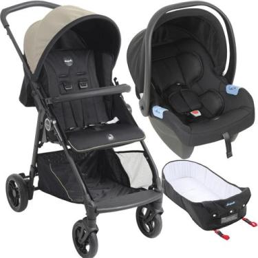 Imagem de Carrinho de Bebe Moises com Bebe Conforto Burigotto Lui Sand