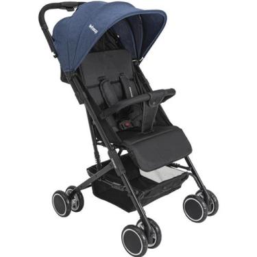 Imagem de Carrinho de Bebe Berço Passeio Compacto Kiddo Mascote Marinho