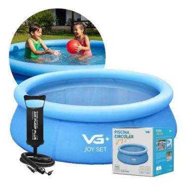 Imagem de Piscina Inflável Joy Set 1000L Circular 183cm com Bomba VG Plus