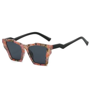 Imagem de Óculos de Sol UV400 - Estampa de Leopardo em Cores Vibrantes com Degradê para Homens e Mulheres, Ideais para Esportes ao Ar Livre, Corrida e Ciclismo, Estampa de Leopardo Rosa e Preta