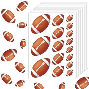 Imagem de Adesivos de futebol de vinil para capacete de futebol para garrafa de água crianças meninos adesivos de bola esportiva à prova d'água futebol esporte festa suprimentos recompensa orgulho planejador