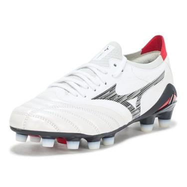 Imagem de Mizuno Tênis de futebol masculino Morelia Neo Iv Beta Made in Japan Kl, Branco/preto, 45