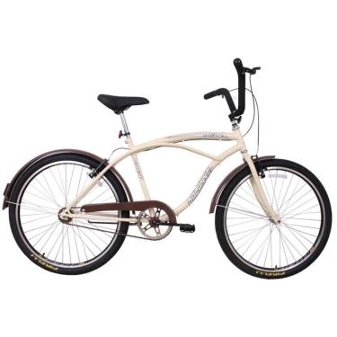 Imagem de Bicicleta Retro Vintage Aro 26 Masculina Beach Bege-Unissex