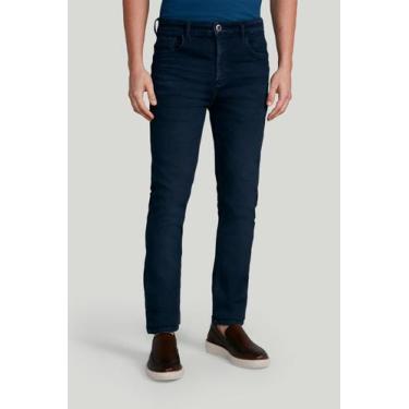 Imagem de Calça Jeans Slim Fit - Lavagem Escura - Highstil, Preto, 44