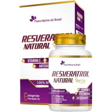 Imagem de Trans Resveratrol Semente De Uva Antioxidante 30 Cps 450mg - Sem sabor-Unissex
