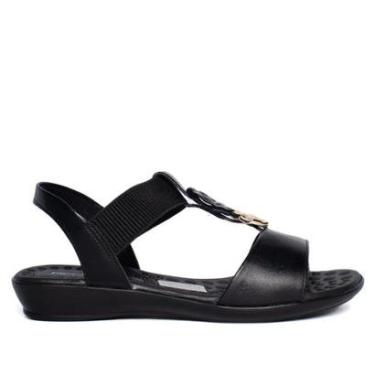 Imagem de Sandália Feminina Piccadilly Camila Anabela Preto-Feminino