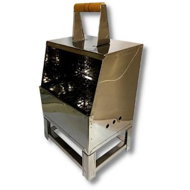 Imagem de Churrasqueira Queijo Coalho Inox Praia Venda Queijinho 26x22 - GS Gril