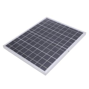 Imagem de Generic Carregador Compacto de Painel Solar Monocristalino para Viagens, Caminhões, RV | Design Leve (15W)