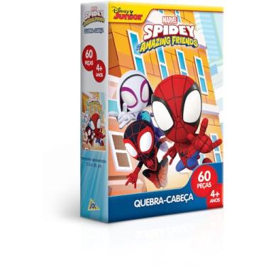 Imagem de Toyster - Quebra-cabeça: Spidey - 60 peças - Disney - JAK