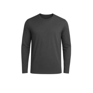 Imagem de Kit 2 Camiseta Dry Fit Mnaga Longa Academia Masculina Corrida Esporte 