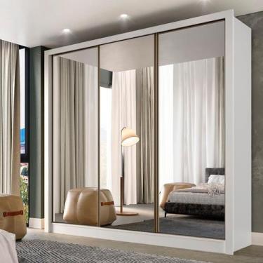 Imagem de Guarda-roupa Casal 100% MDF com Espelho Champ - Belmax