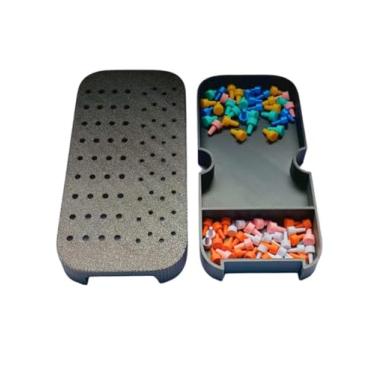 Imagem de Jogo Mini Mastermind, Quebra-Código de Tabuleiro, Senha, 17 x 8 cm, Peças Coloridas